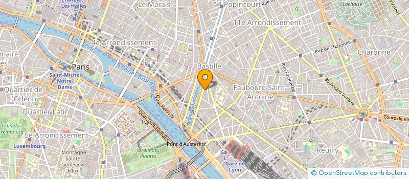 localisation de l'entreprise MADAME AUDE DEBOUT  PARIS