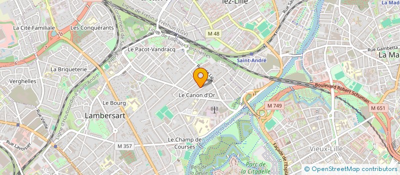 localisation de l'entreprise MADAME AUDE DEPERNE à LAMBERSART