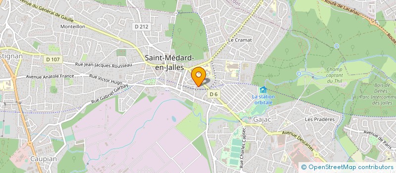 localisation de l'entreprise MADAME AUDE DJOMBI  SAINT-MEDARD-EN-JALLES