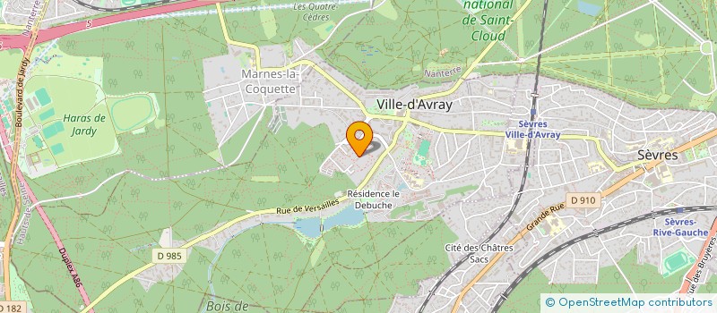 localisation de l'entreprise MADAME AUDE DU PIN DE LA GUERIVIERE à VILLE-D'AVRAY