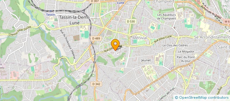 localisation de l'entreprise MADAME AUDE DUCOTEY à LYON