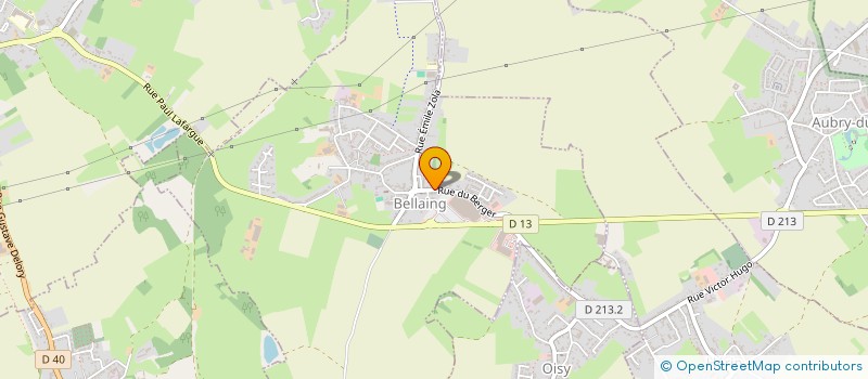 localisation de l'entreprise MADAME AUDE DUPOND  BELLAING