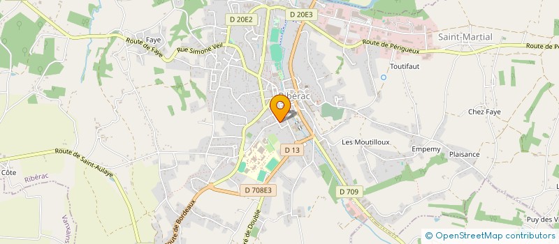 localisation de l'entreprise MADAME AUDE DUPUY  VILLETOUREIX