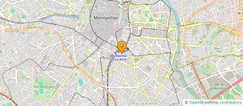 localisation de l'entreprise MADAME AUDE DUPUY DE LA GRAND RIVE à MONTPELLIER