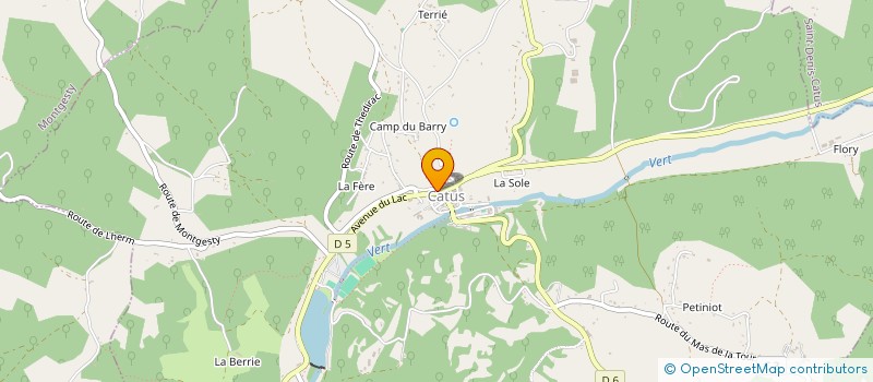 localisation de l'entreprise MADAME AUDE DUWER  PONTCIRQ