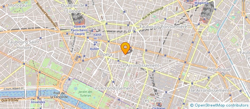 localisation de l'entreprise MADAME AUDE-EMMANUELLE TOUSSAINT  PARIS