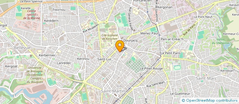 localisation de l'entreprise MADAME AUDE EOZINOU  BREST