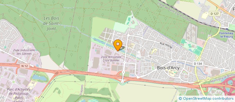 localisation de l'entreprise MADAME AUDE ERNEST  BOIS-D'ARCY