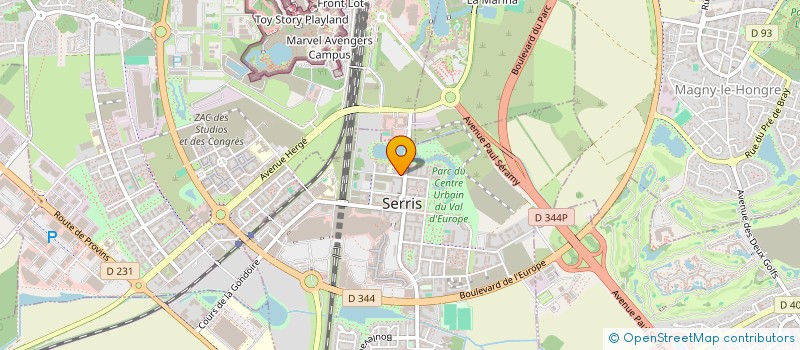 localisation de l'entreprise MADAME AUDE FAIGNOND à SERRIS