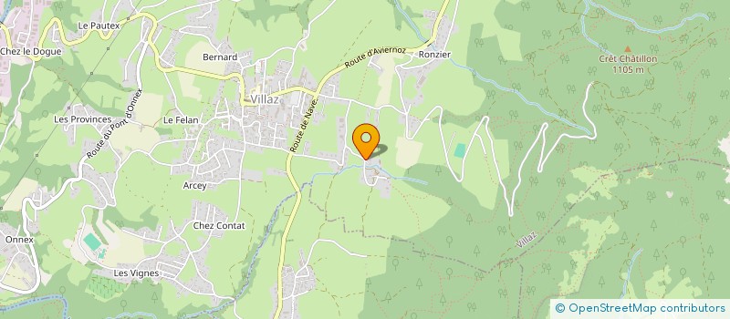 localisation de l'entreprise MADAME AUDE FALCONNET  VILLAZ