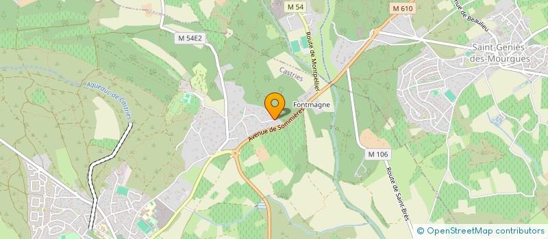 localisation de l'entreprise MADAME AUDE FAUCHERE  CASTRIES