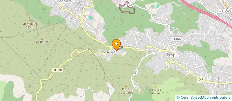 localisation de l'entreprise MADAME AUDE FERTE  PEYPIN