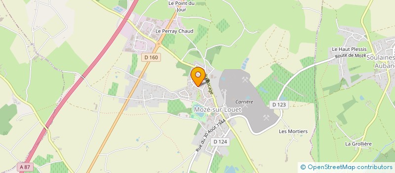 localisation de l'entreprise MADAME AUDE FILLON  MOZE-SUR-LOUET