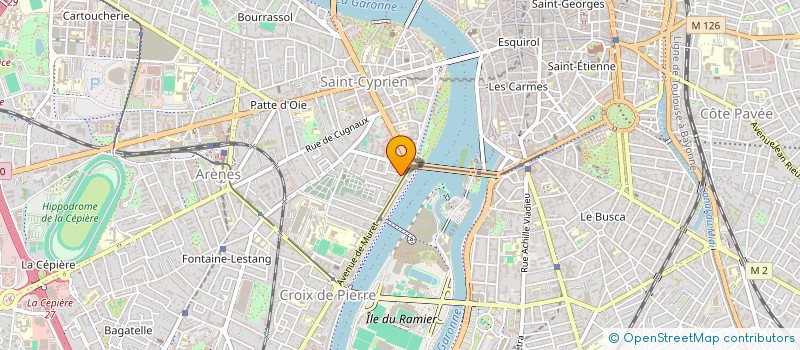 localisation de l'entreprise MADAME AUDE FOURNIE  TOULOUSE