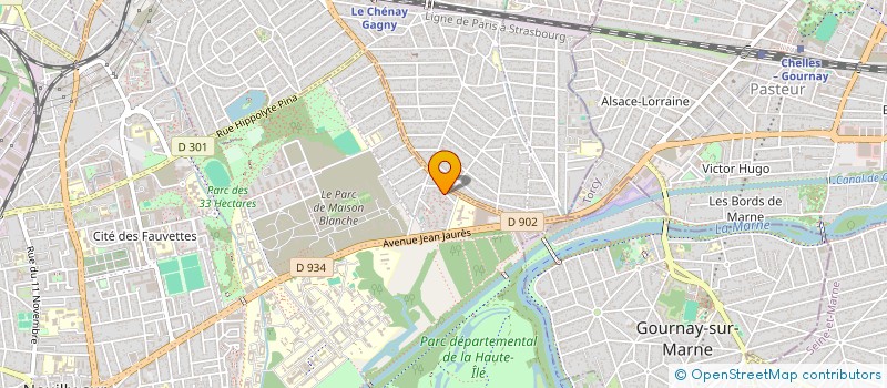 localisation de l'entreprise MADAME AUDE FRAUMENS à NEUILLY-SUR-MARNE