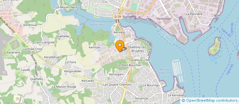 localisation de l'entreprise MADAME AUDE FREMONT  LARMOR-PLAGE