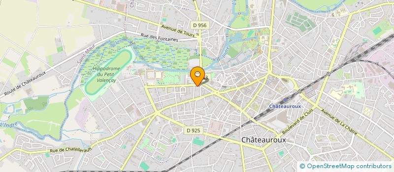 localisation de l'entreprise MADAME AUDE GADIFFERT à CHATEAUROUX