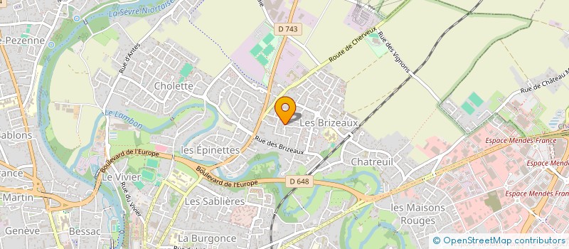 localisation de l'entreprise MADAME AUDE GAFFAJOLI à NIORT