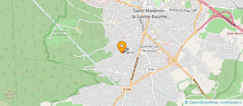localisation de l'entreprise MADAME AUDE GAIGNON à SAINT-MAXIMIN-LA-SAINTE-BAUME