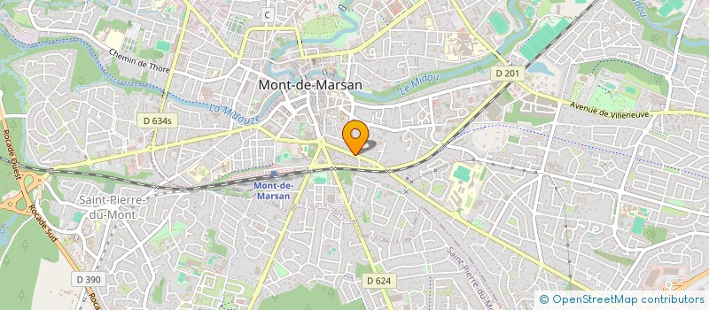 localisation de l'entreprise MADAME AUDE GANTIEZ  MONT-DE-MARSAN