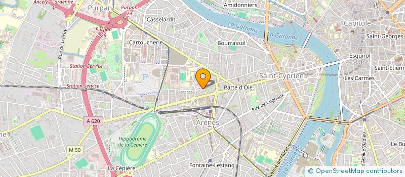 localisation de l'entreprise MADAME AUDE GARSES  TOULOUSE