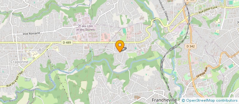 localisation de l'entreprise MADAME AUDE GASSE  FRANCHEVILLE