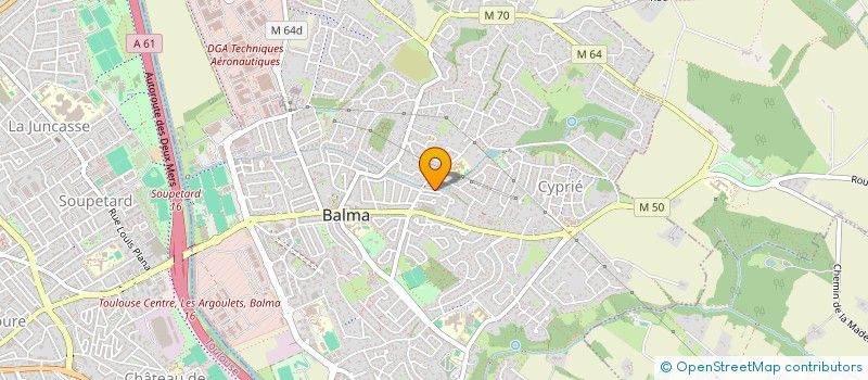 localisation de l'entreprise MADAME AUDE GASTOU à BALMA