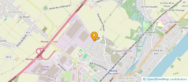 localisation de l'entreprise MADAME AUDE GELIS-ORTIZ à MEUNG-SUR-LOIRE