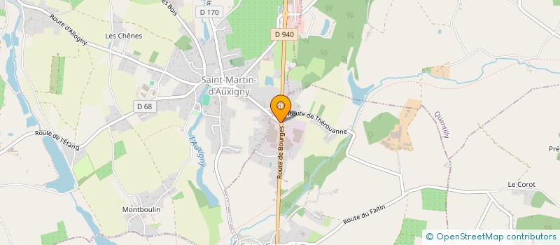 localisation de l'entreprise MADAME AUDE GIRIER  SAINT-GEORGES-SUR-MOULON