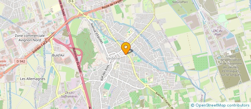 localisation de l'entreprise MADAME AUDE GIRONDEAU  VEDENE