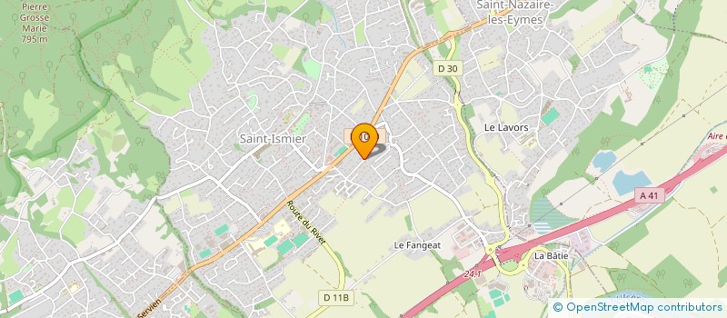 localisation de l'entreprise MADAME AUDE GORISSE à SAINT-ISMIER