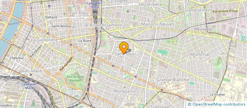 localisation de l'entreprise MADAME AUDE GRELIN  LYON