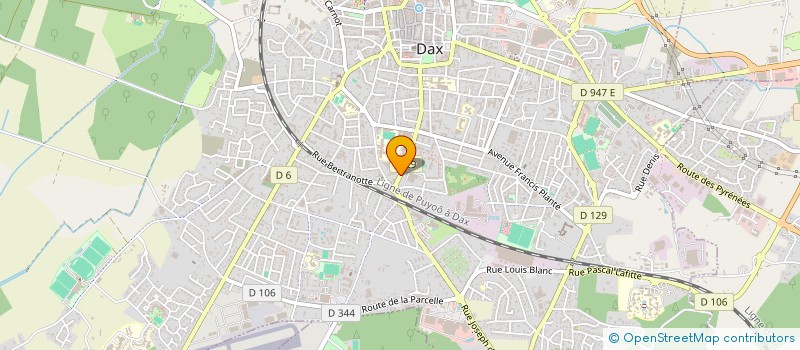 localisation de l'entreprise MADAME AUDE GRILLON  DAX