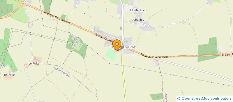 localisation de l'entreprise MADAME AUDE GROUHEL  CHAILLY-EN-BRIE