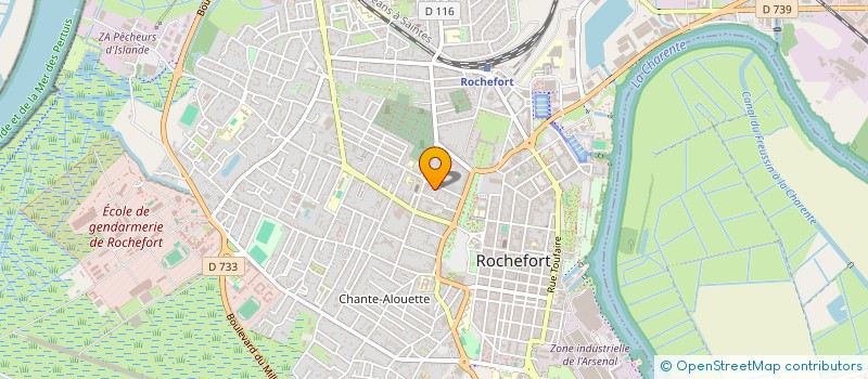 localisation de l'entreprise MADAME AUDE GUILLAUME  ROCHEFORT