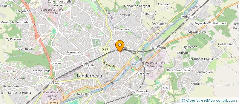 localisation de l'entreprise MADAME AUDE GUILLEMOT à LANDERNEAU