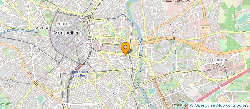 localisation de l'entreprise MADAME AUDE GUIRAUD à MONTPELLIER