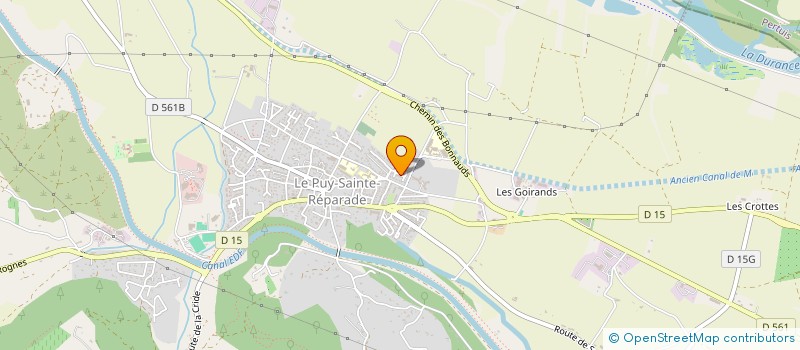 localisation de l'entreprise MADAME AUDE GUISSANI  LE PUY SAINTE REPARADE