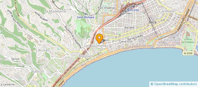 localisation de l'entreprise MADAME AUDE HALIMI à NICE