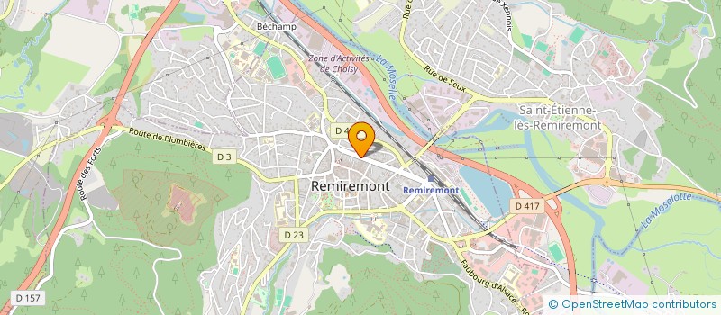 localisation de l'entreprise MADAME AUDE HAXAIRE  REMIREMONT