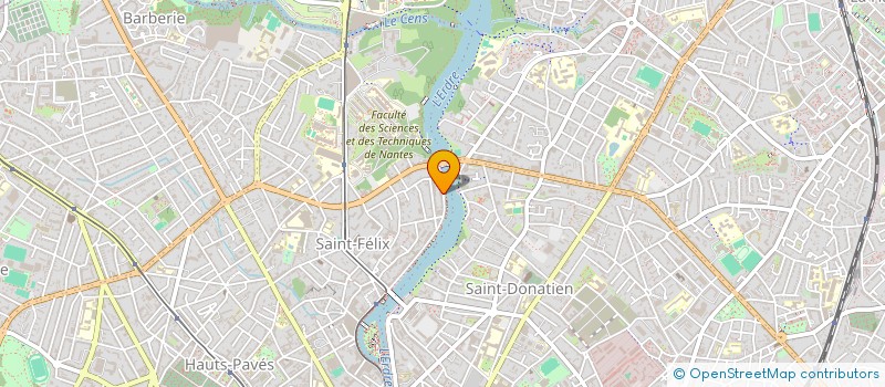 localisation de l'entreprise MADAME AUDE HAZARD à NANTES