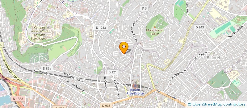 localisation de l'entreprise MADAME AUDE HENRY  MONT-SAINT-AIGNAN