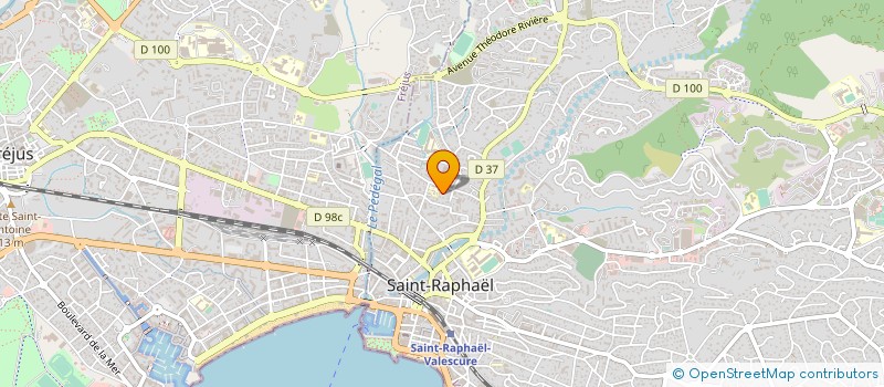 localisation de l'entreprise MADAME AUDE HOUPILLART à SAINT-RAPHAEL