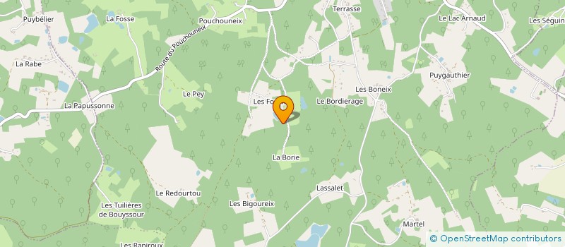 localisation de l'entreprise MADAME AUDE IMBEAUX  SANILHAC