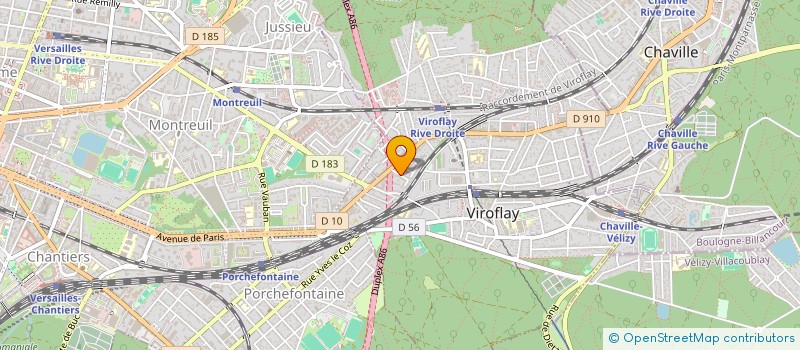 localisation de l'entreprise MADAME AUDE JOSSERAN à VIROFLAY