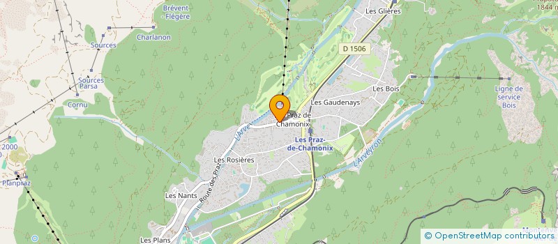 localisation de l'entreprise MADAME AUDE JOUCLA  CHAMONIX-MONT-BLANC