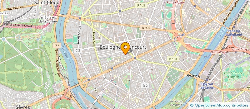 localisation de l'entreprise MADAME AUDE JOUDINAUD à BOULOGNE-BILLANCOURT