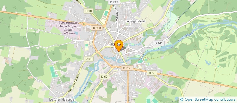 localisation de l'entreprise MADAME AUDE KAUFFEISEN  BAUGE-EN-ANJOU