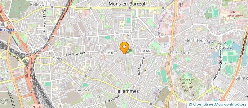 localisation de l'entreprise MADAME AUDE KHELIF à LILLE