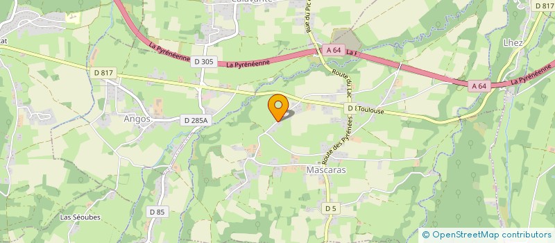 localisation de l'entreprise MADAME AUDE LACASSAGNE  MASCARAS